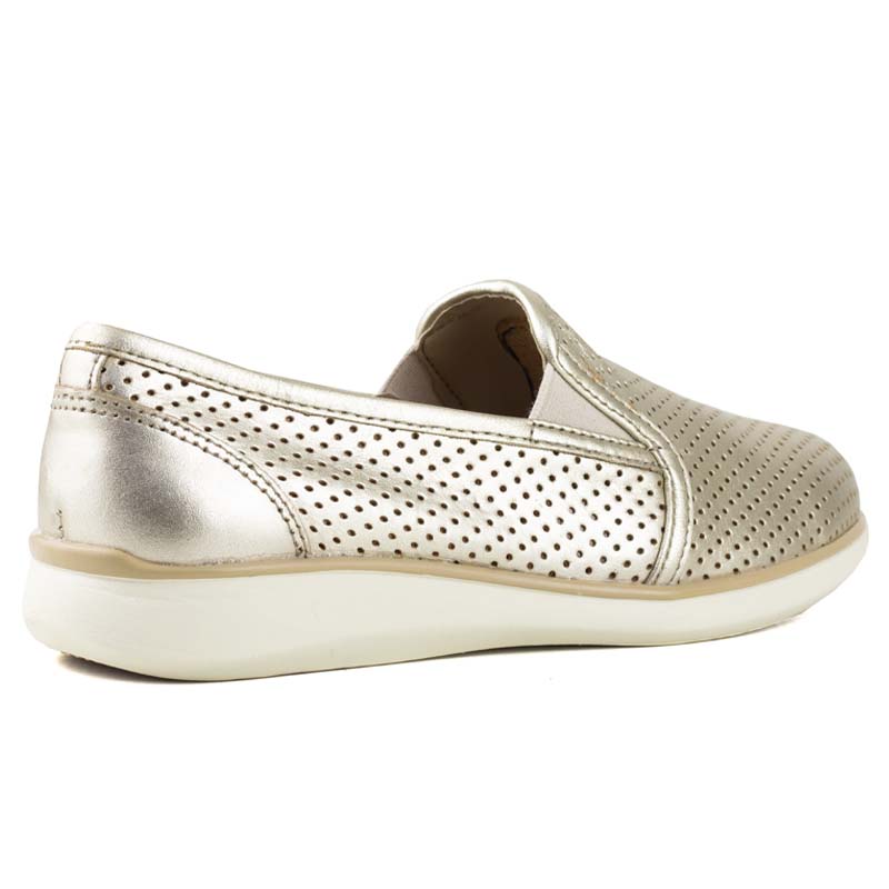 ZAPATOS ESTILO TENIS FLEXI PARA DAMA MODERNOS 28202 ORO ORIGINAL
