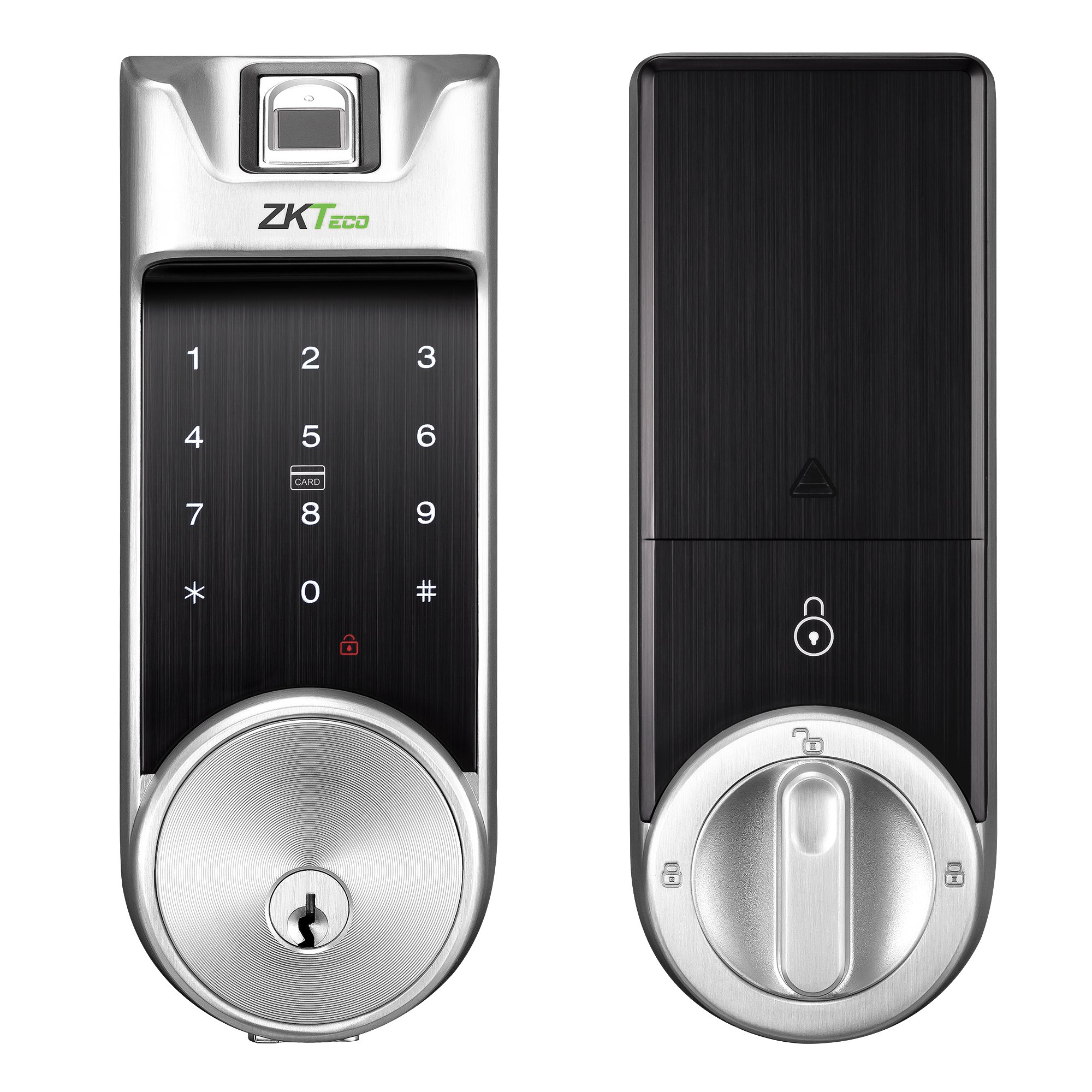 ZKTeco Cerradura Inteligente con Teclado y Lector de Huella 