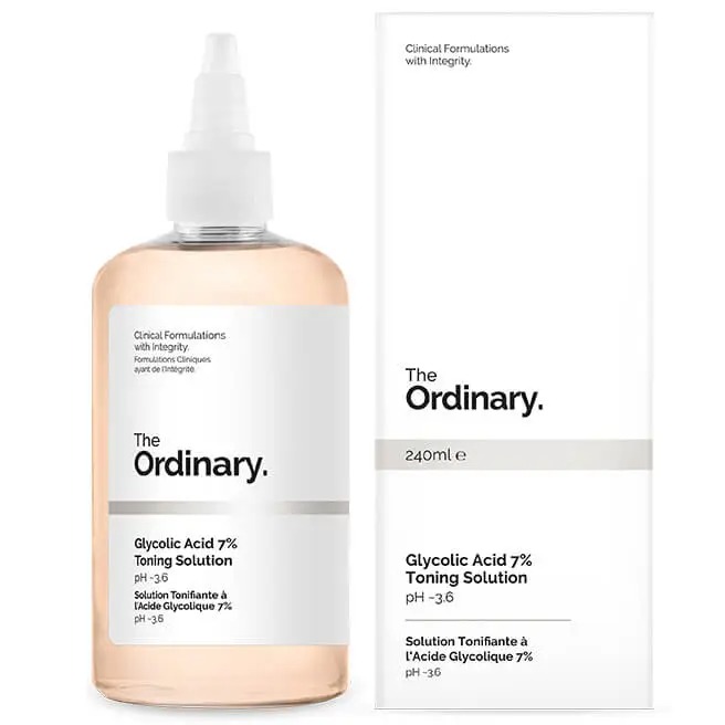Tonificante Acido Glicólico 7% The Ordinary Original 240 ml Glycolic Acid