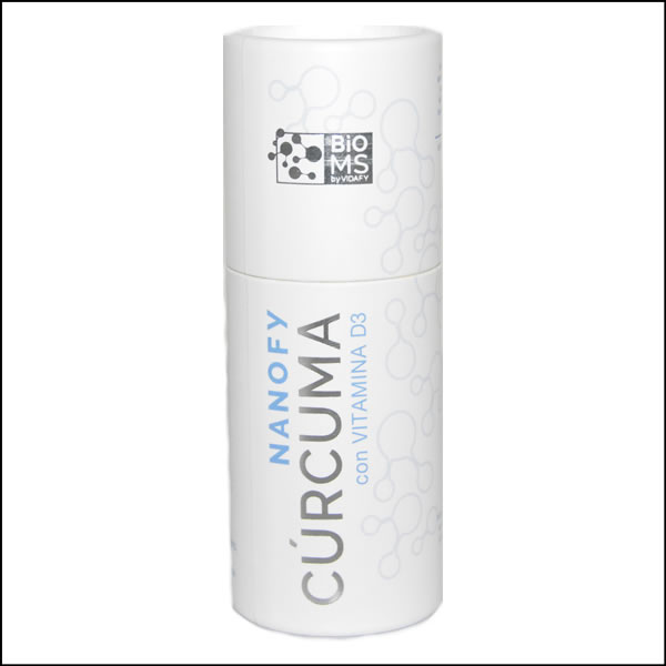 Cúrcuma con Vitamina D3 NANOFY . Tiene Acciones Antiinflamatorias y Digestivas