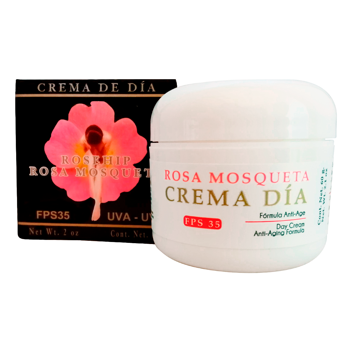 Crema Rosa Mosqueta de Día con FPS