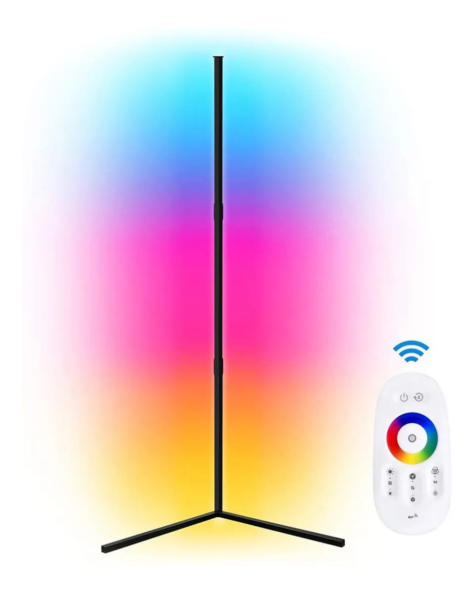 Lampara led de esquina ambiente decoración luz