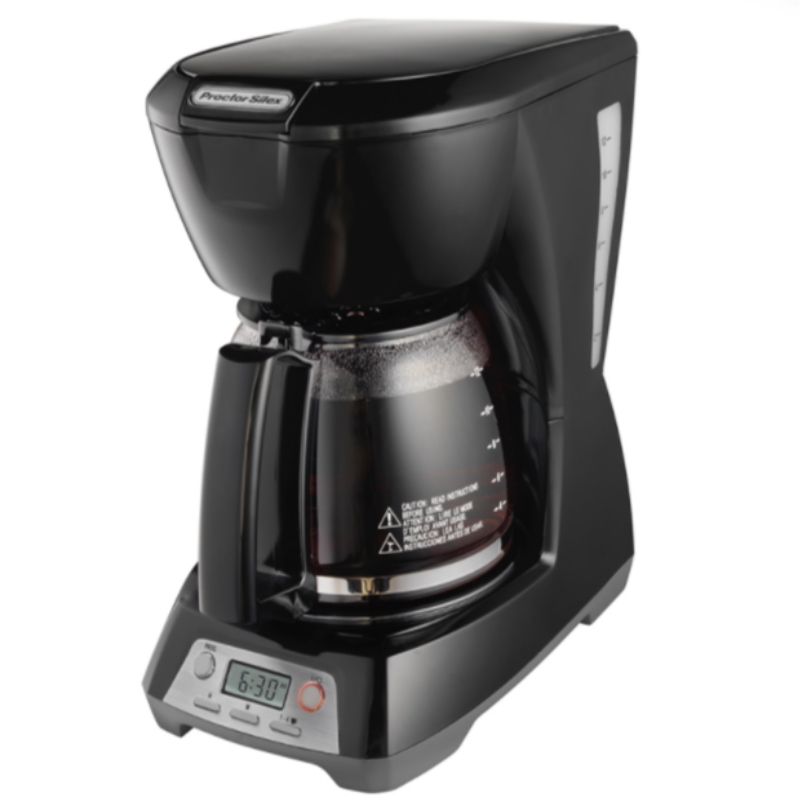 Cafetera Automatica Negra de 12Tz PROCTOR SILEX 43672