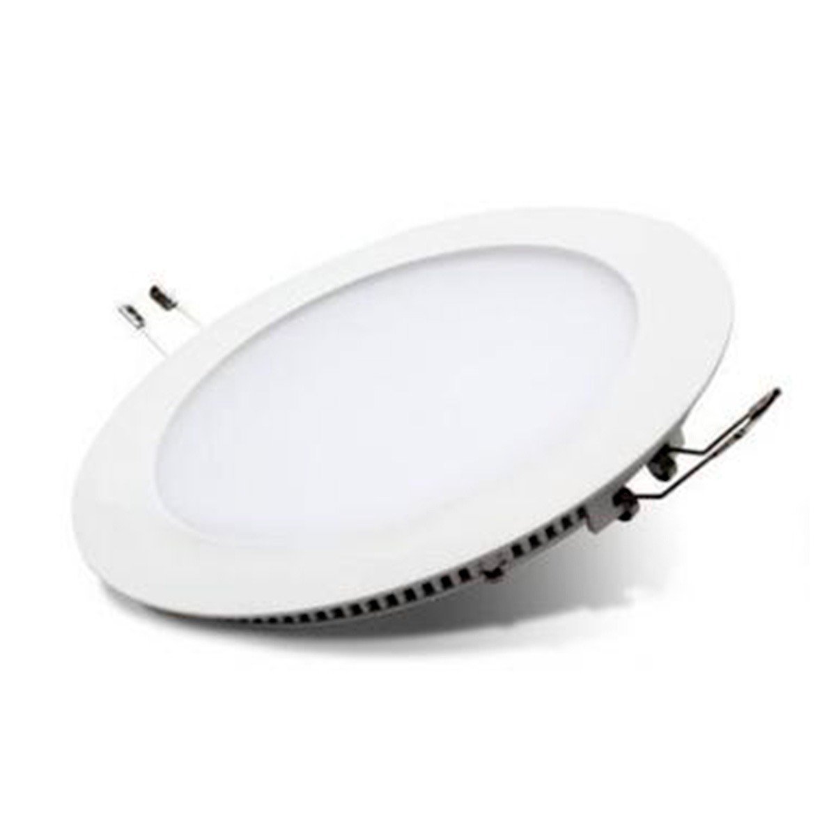 Panel Led Empotrado Redondo 12w Luz Blanca 10 Pzs  