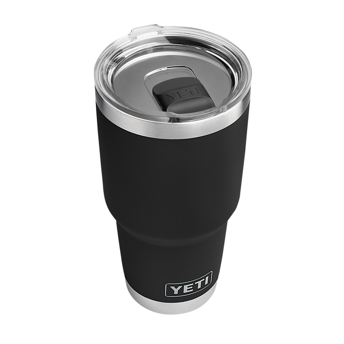  YETI Rambler - Vaso de acero inoxidable con tapa MagSlider, 20  onzas, color negro. : Hogar y Cocina