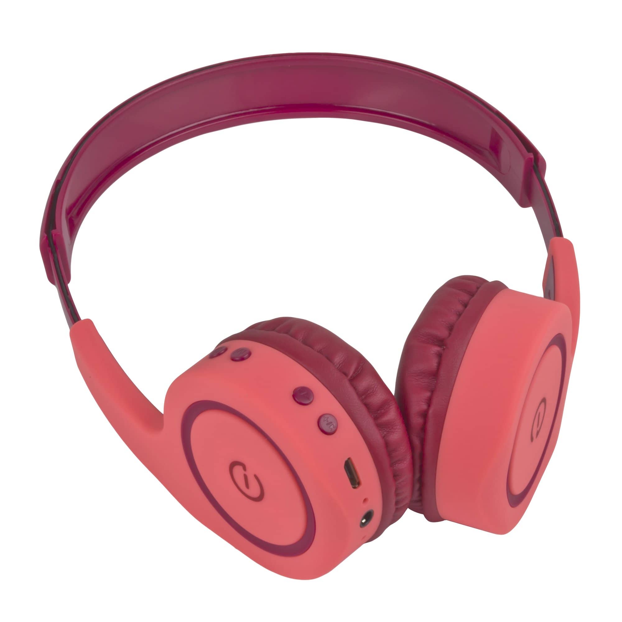 Diadema Bluetooth Easy Line ranura memoria micro SD, FM, coral