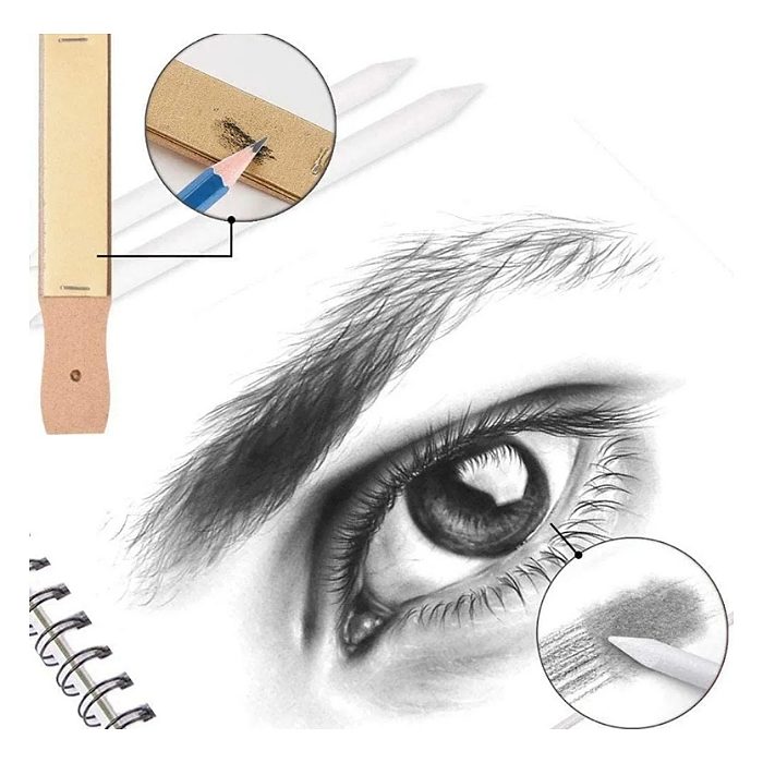 Kit De Lápices De Dibujo Y Boceto Con Accesorios 71 Pzs.
