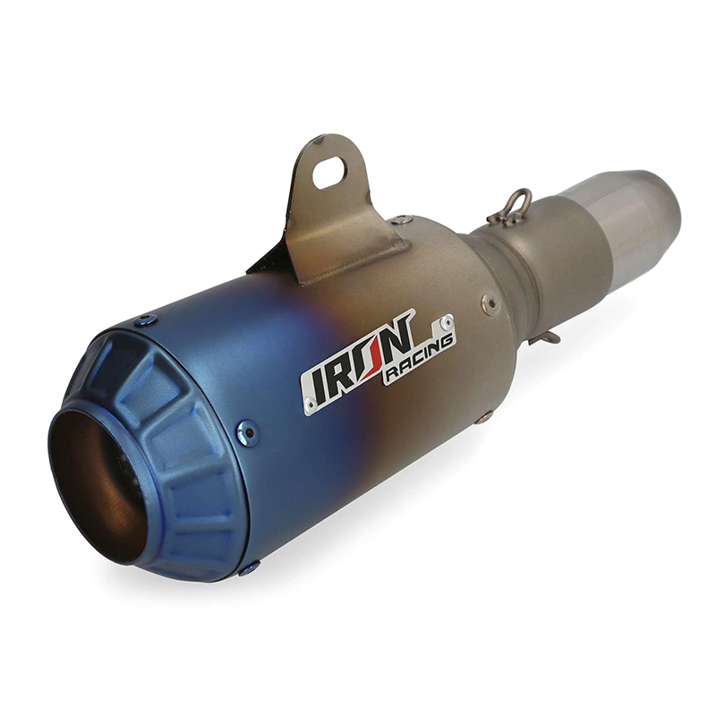 Escape Universal Corto Moto Iron Racing Ir9050 Tornasol Rs
