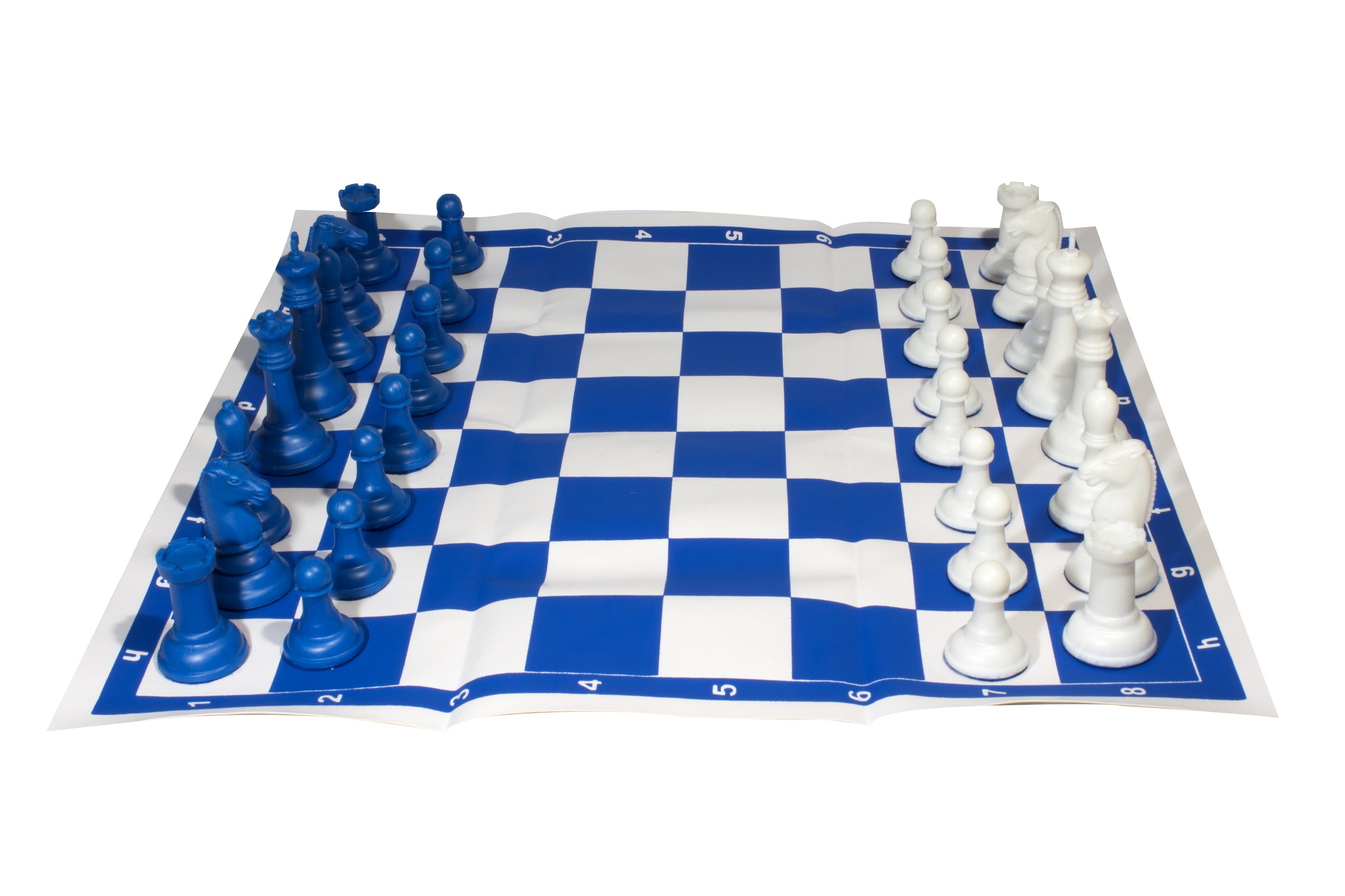 Ajedrez Profesional de Torneo: 1.2 kg. Todo Azul
