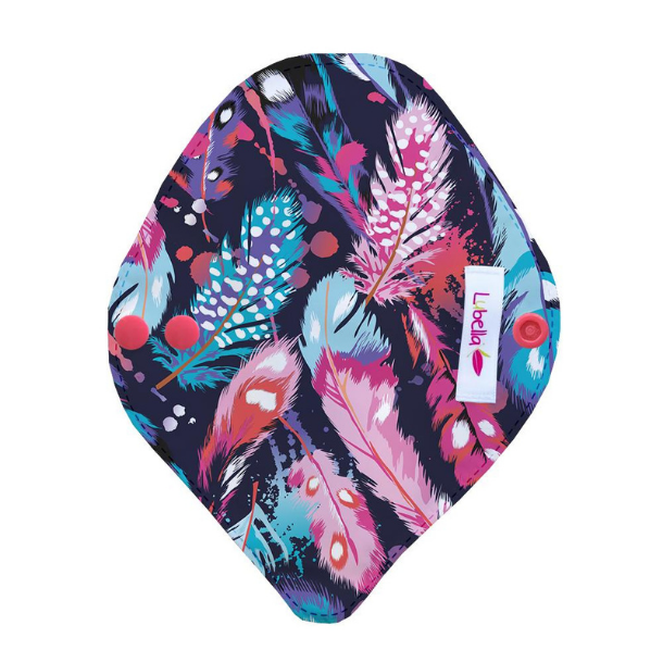 Pantiprotector tanga de tela Lubella estampado plumas
