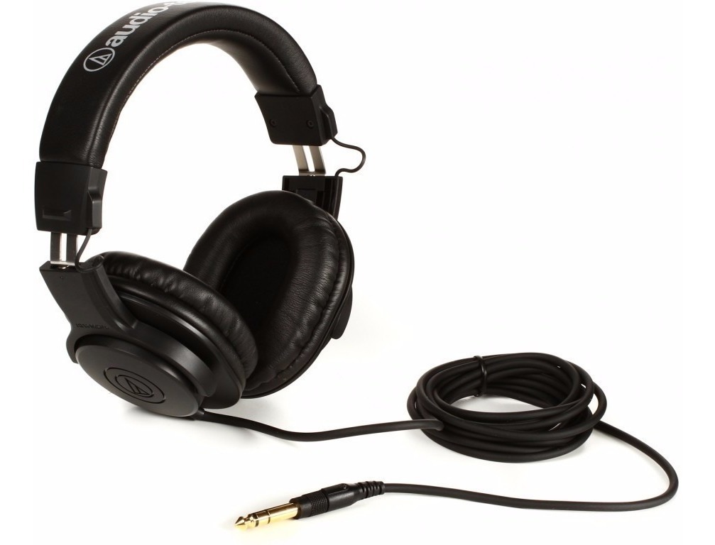 Audífonos De Diadema Para Estudio, Audio Technica Ath-m20x