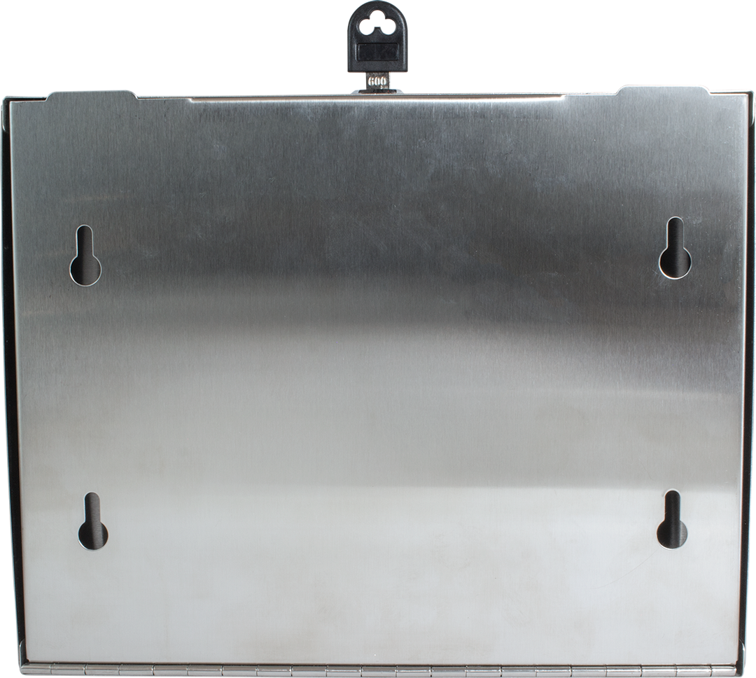 Despachador De Toalla Interdoblada Oval Acero Inoxidable Dispensador Sanitas