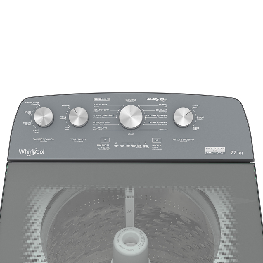 Lavadora Carga Superior Whirlpool 22kg Xpert System