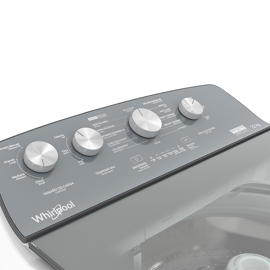 Lavadora Carga Superior Whirlpool 22kg Xpert System