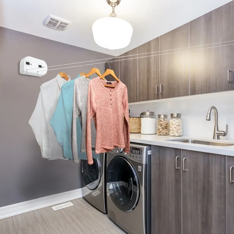 Tendedero De Pared Retráctil Plegable Interior Exterior *t2*