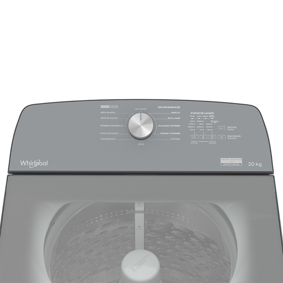 Lavadora Carga Superior Whirlpool Xpert System 20 Kg 8MWTW2031WJM