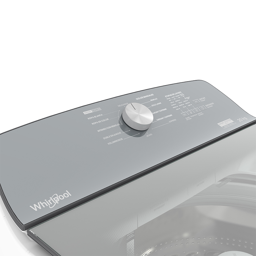 Lavadora Carga Superior Whirlpool Xpert System 20 Kg 8MWTW2031WJM