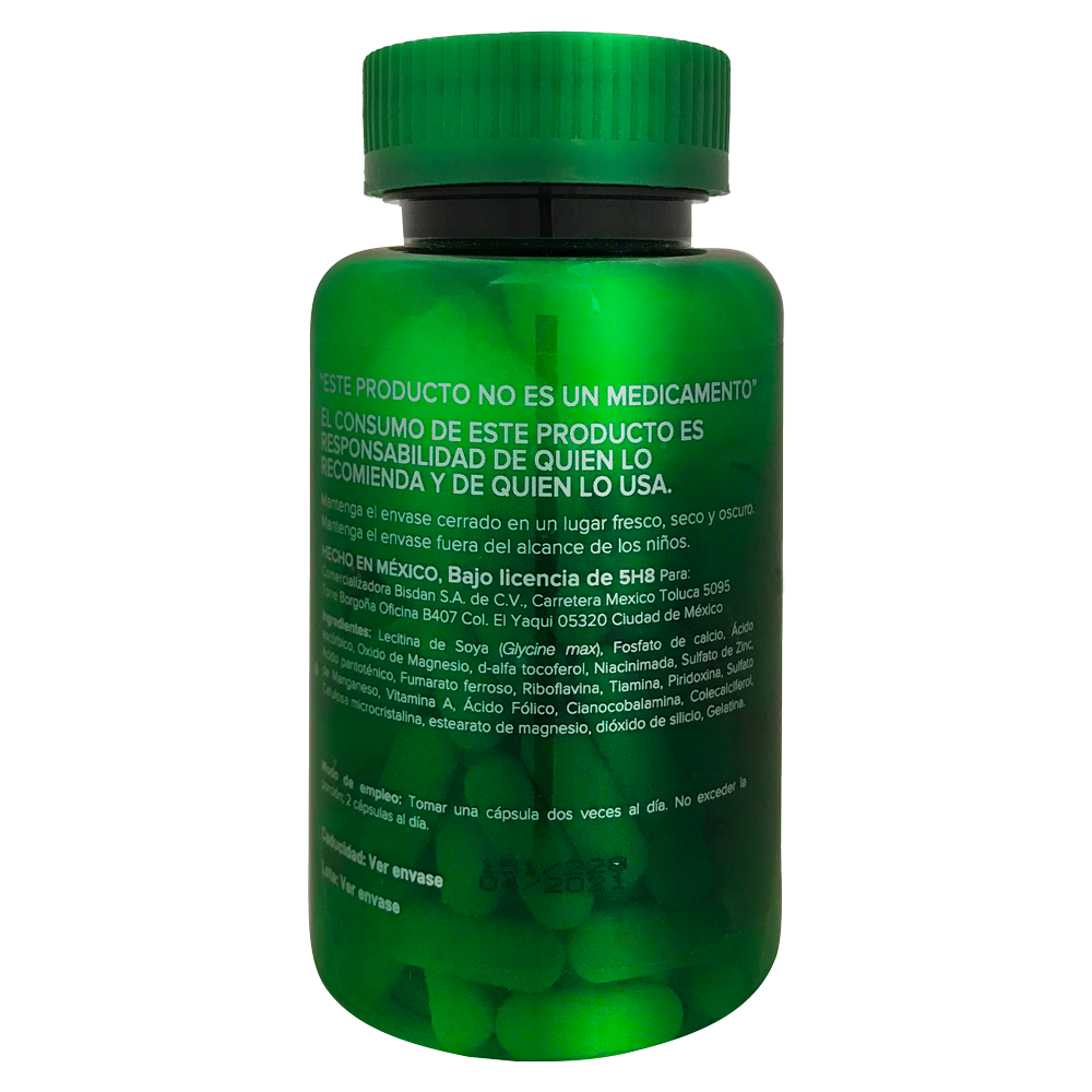 5H8 Nutrition MultiVit 90 Cápsulas Excelente Formula Con Mezcla De Vitaminas Y Minerales Multivitamínico