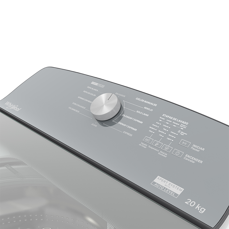 Lavadora Carga Superior Whirlpool Xpert System 20 Kg 8MWTW2031WJM