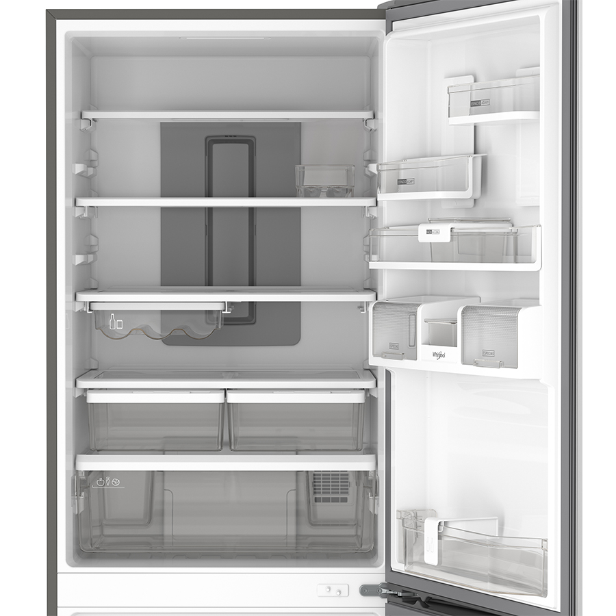 Refrigerador Whirlpool Bottom Mount 478 L / 17 p³ Acero Inoxidable WRE58AKTWW