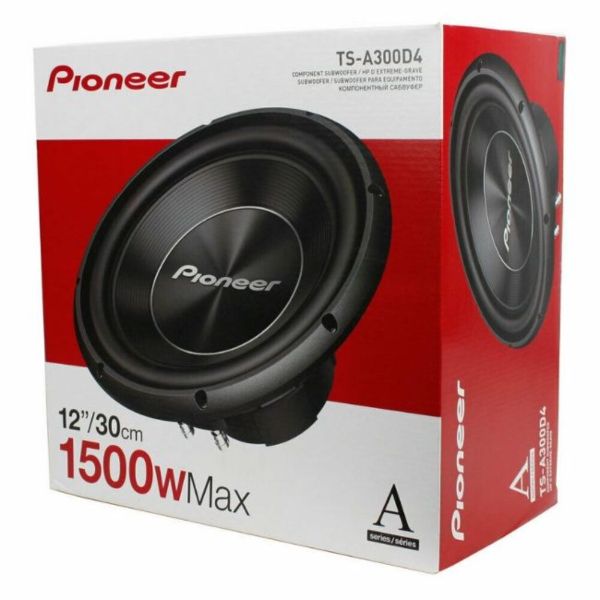 Subwoofer Pasivo Pioneer TS-A300D4 12 pulgadas 1500W máximo 4 Ohms