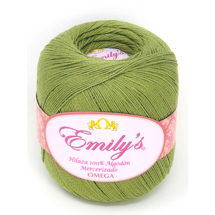 Hilaza Emilys 100% Algodón Mercerizado Olivo