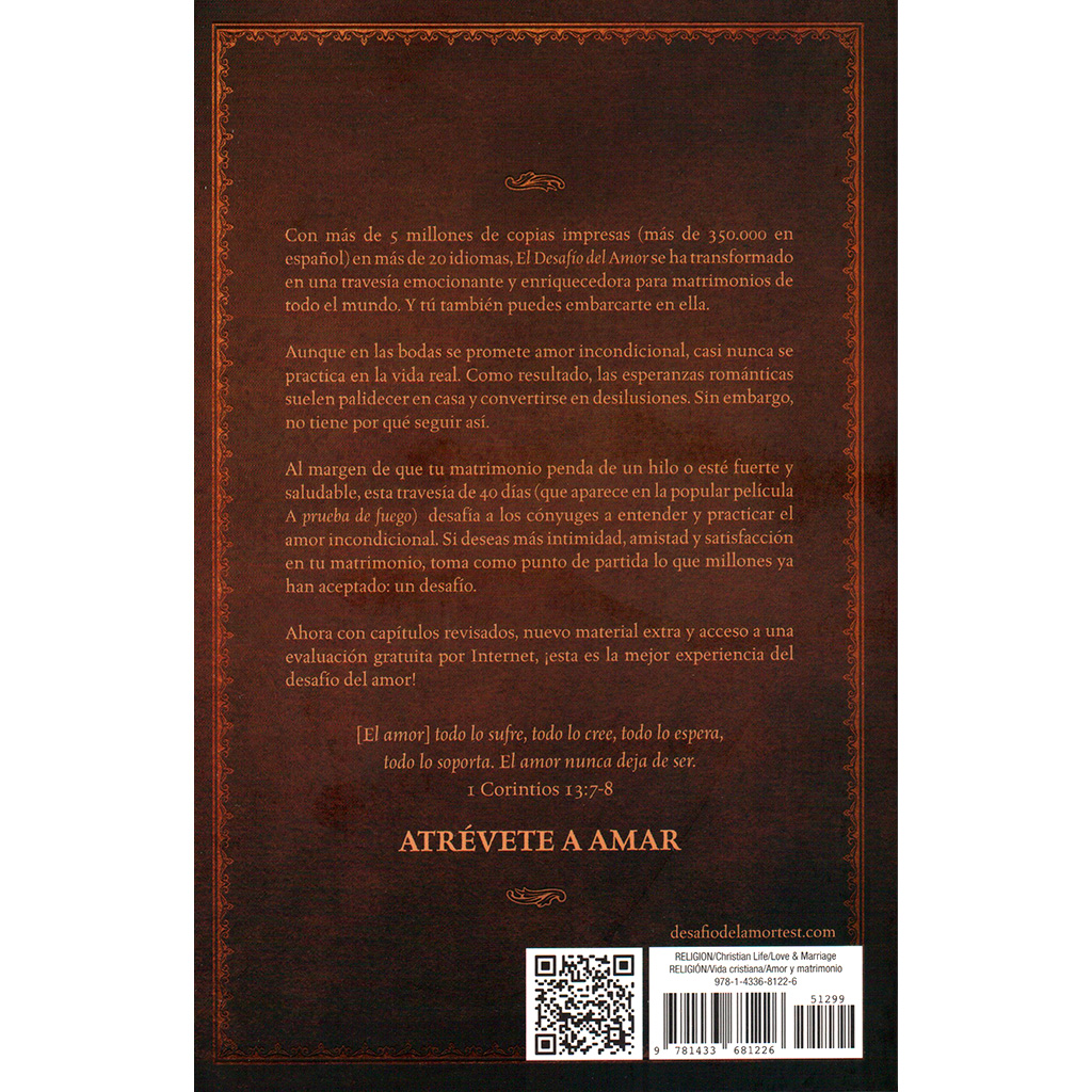 Libro El Desafío Del Amor (edición Revisada Y Aumentada)