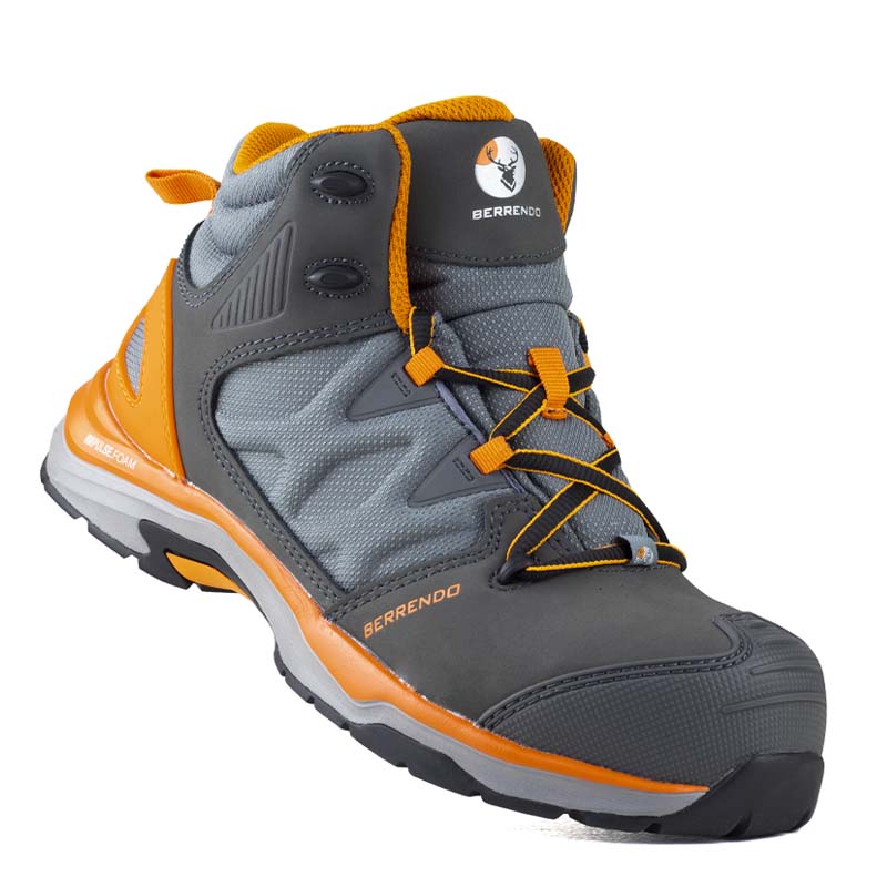 BOTAS DEPORTIVAS DE SEGURIDAD 7714 HOMBRE Talla 25 Color GRIS