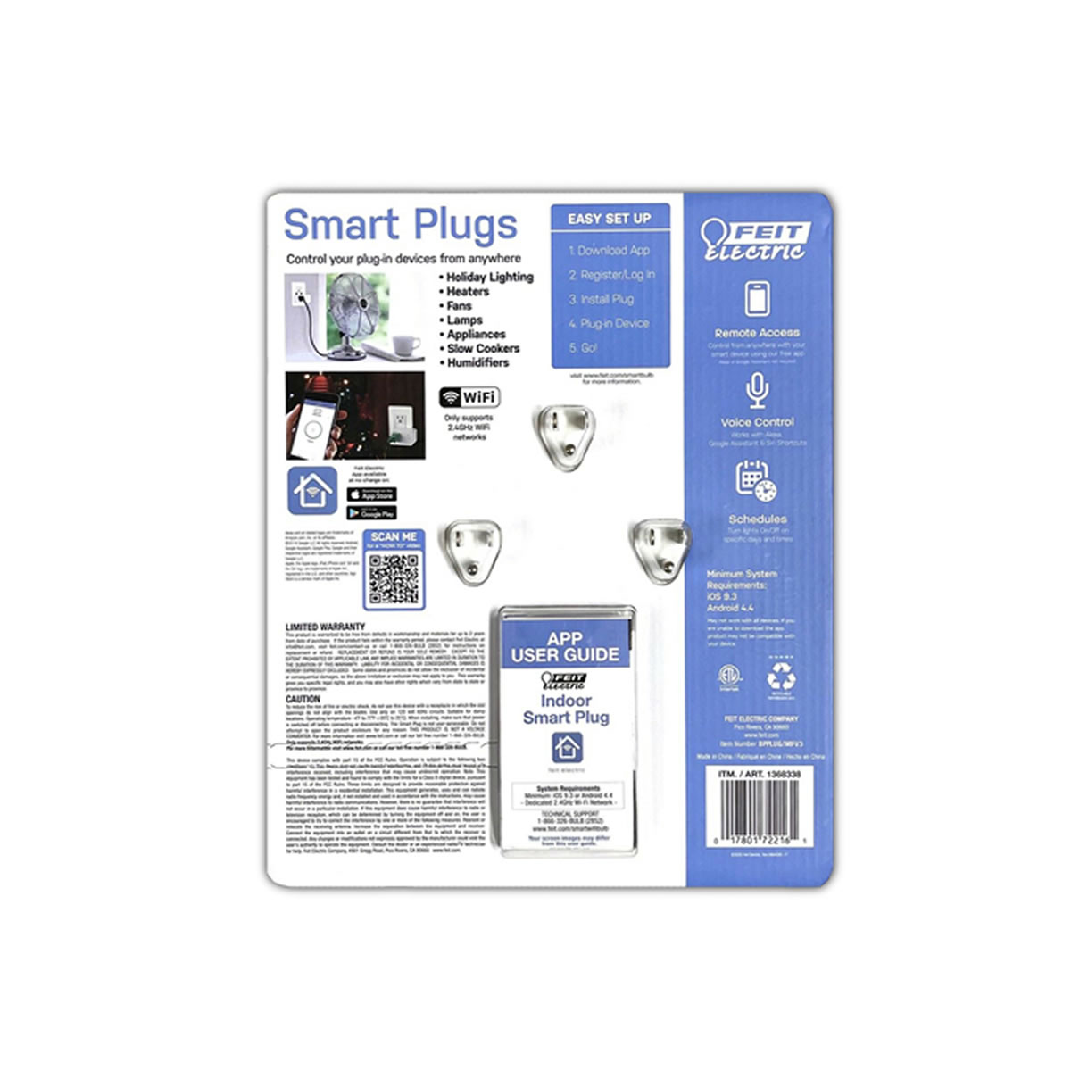  Enchufe Inteligente Pack de 3 Feit Electric 1483572 CST