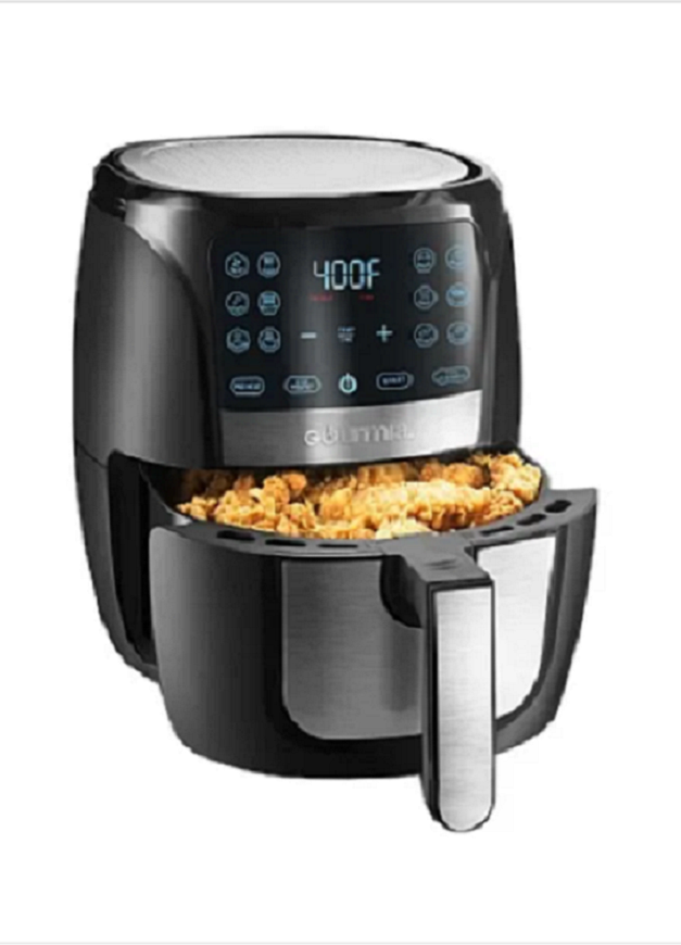 Freidora eléctrica de aire Gourmia GAF698 6qt negra 120V