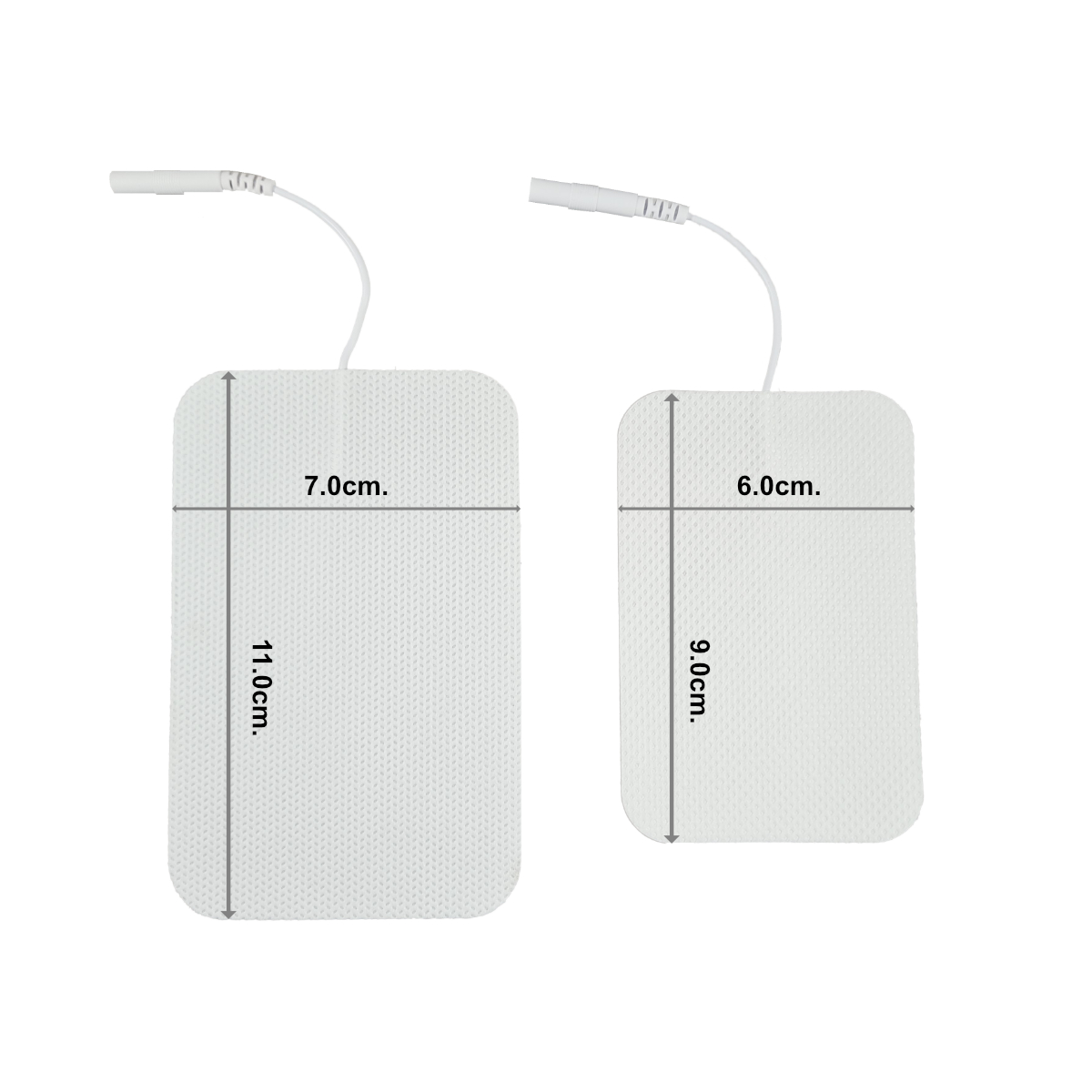 Set de 4 Electrodos Parches Pads Almohadillas Compatible Con Equipos TENS Caretec Besmed Dr. Ho's Globus EMS KWD 808 Intensity, Everyway, Roovjoy