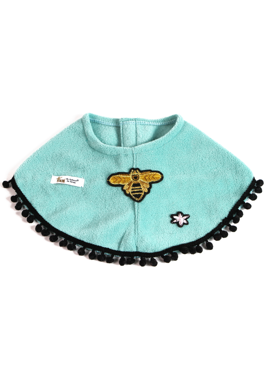 Jorongo Verde Menta para mascotas marca El Rebozo de Dolce