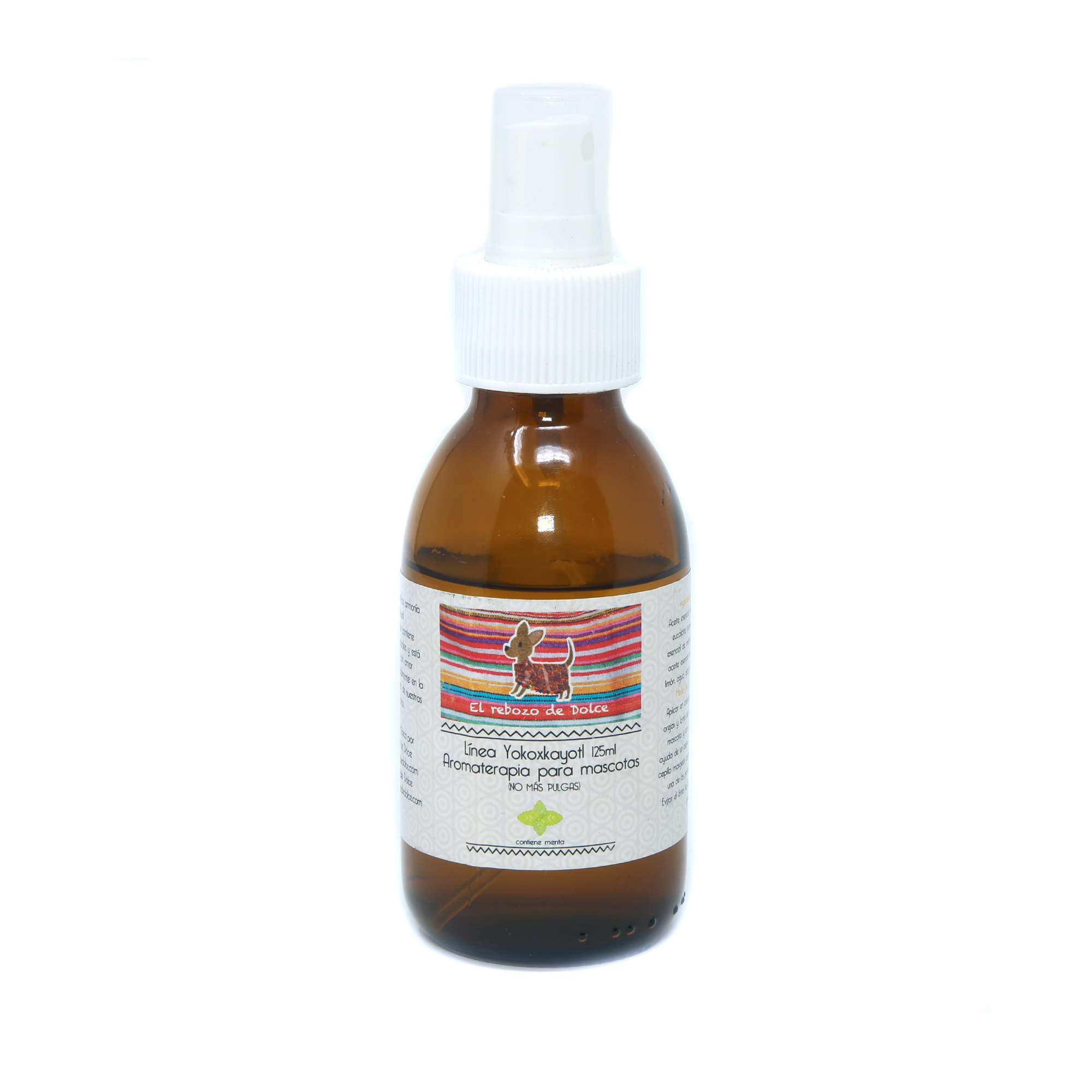 Kit No Mas Pulgas Aromas y Loción Antipulgas para mascotas marca El Rebozo de Dolce