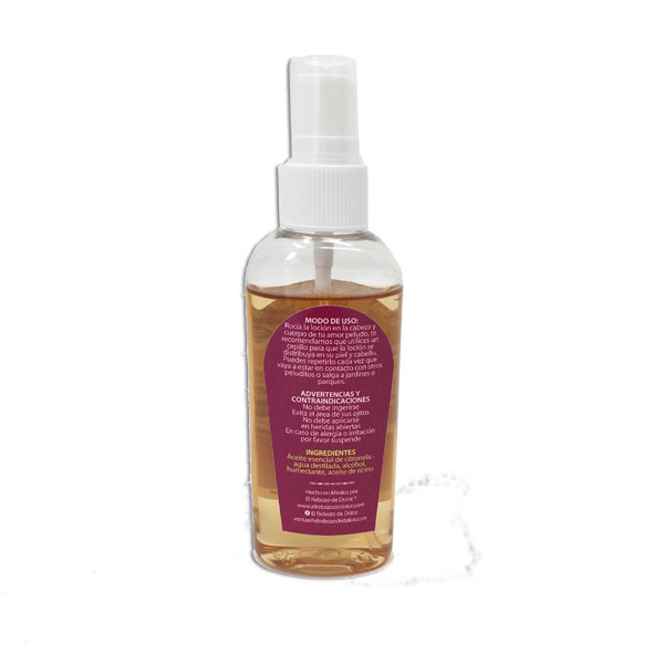 Kit No Mas Pulgas Aromas y Loción Antipulgas para mascotas marca El Rebozo de Dolce
