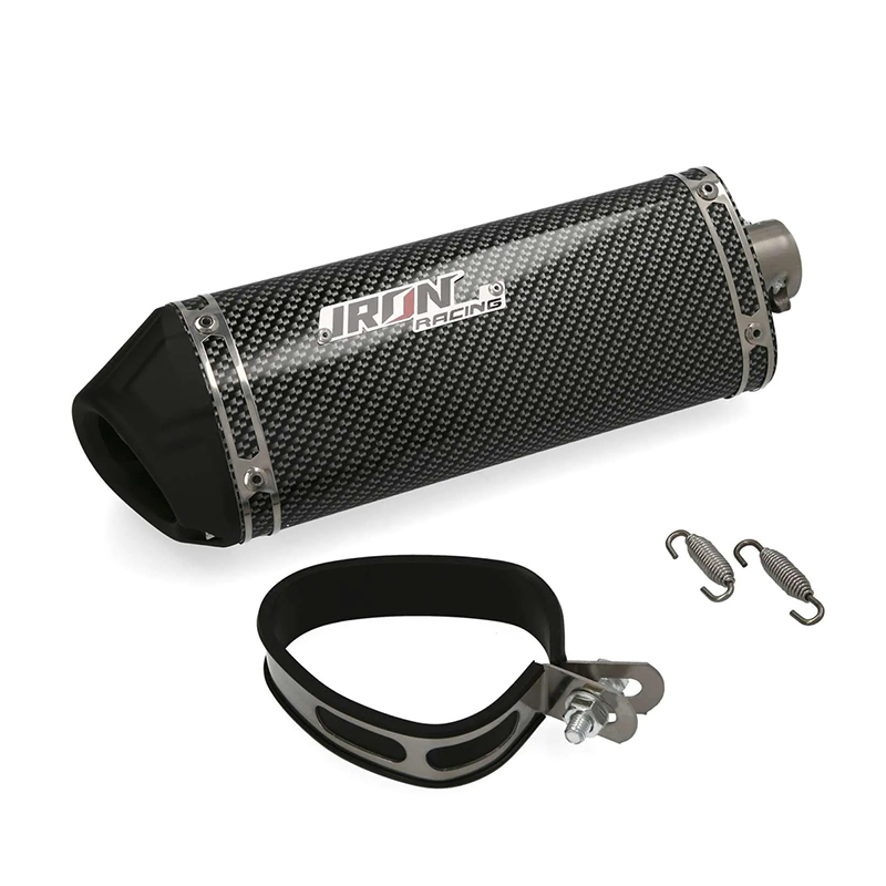 Escape Silenciador Deportivo Iron Racing Ir9000 Fibra De Car