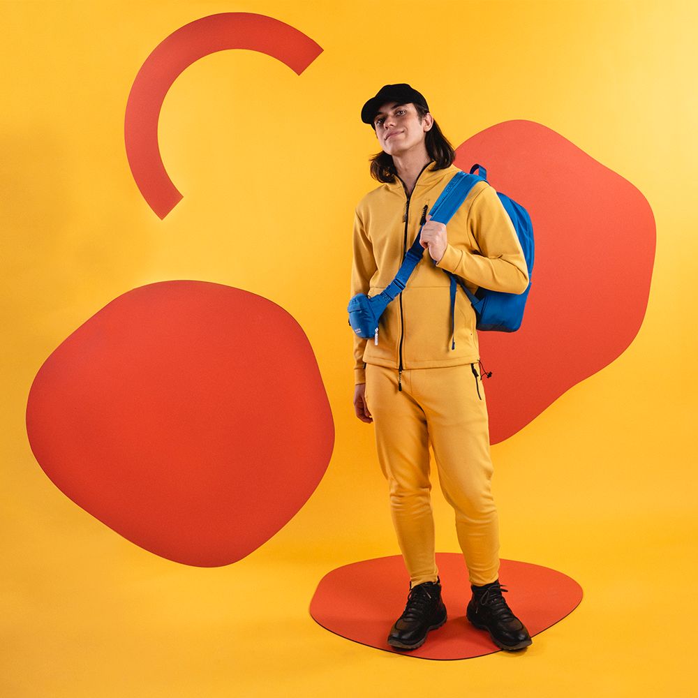 Mochila Para Laptop + Crossbody Cool Capital Alex Siordia 15 Pulgadas-Azul