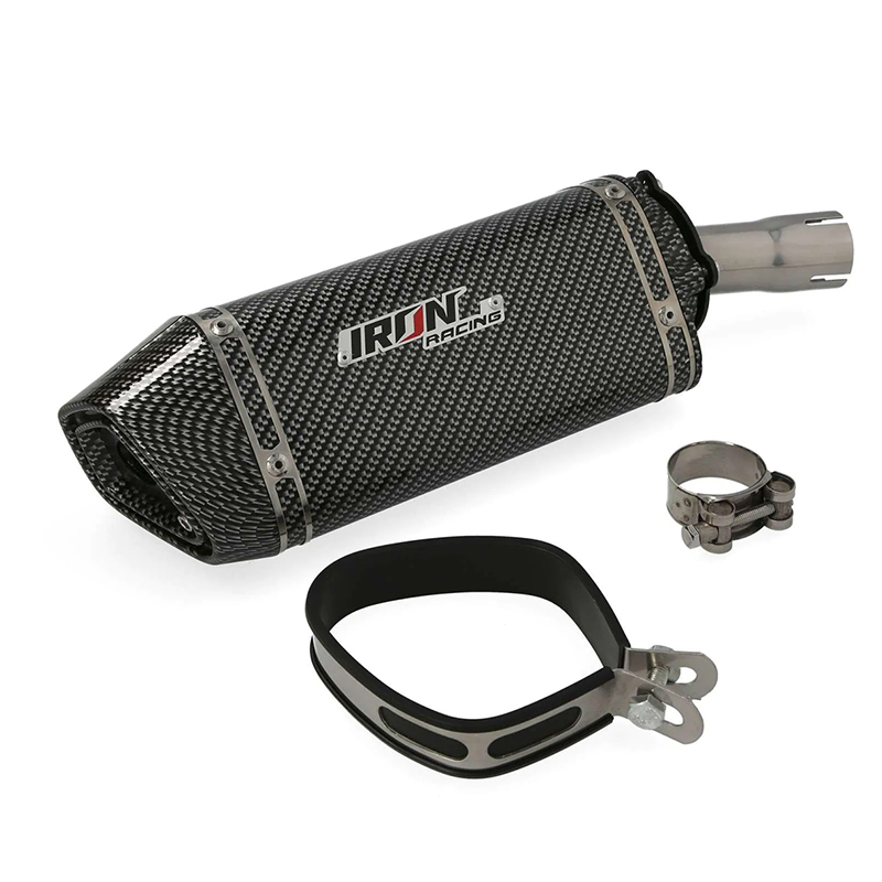 Escape Universal Moto Iron Racing Ir9010 Fibra Carbono Rs Ns