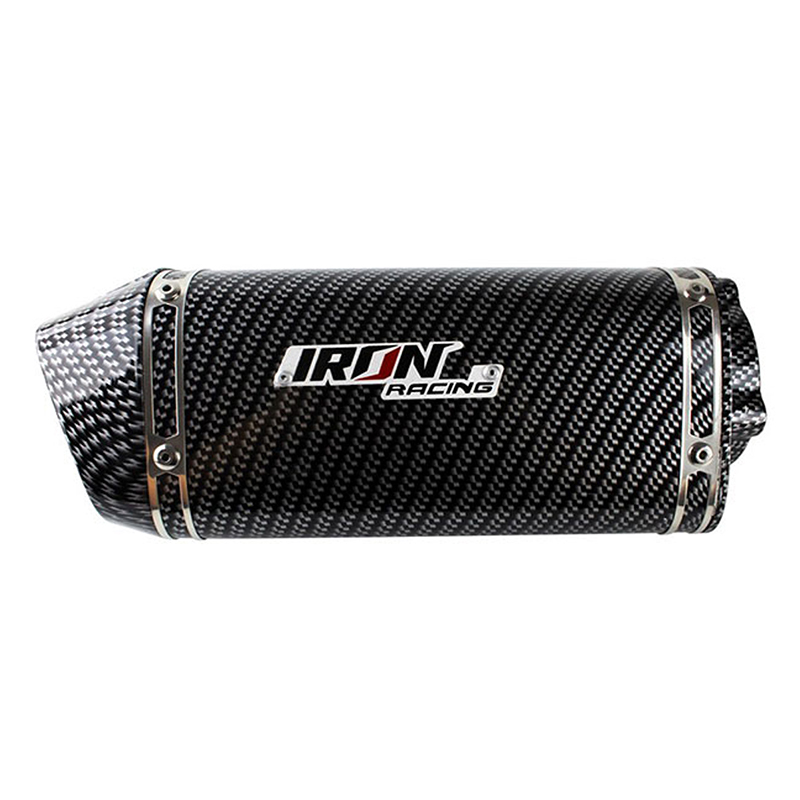 Escape Universal Moto Iron Racing Ir9010 Fibra Carbono Rs Ns