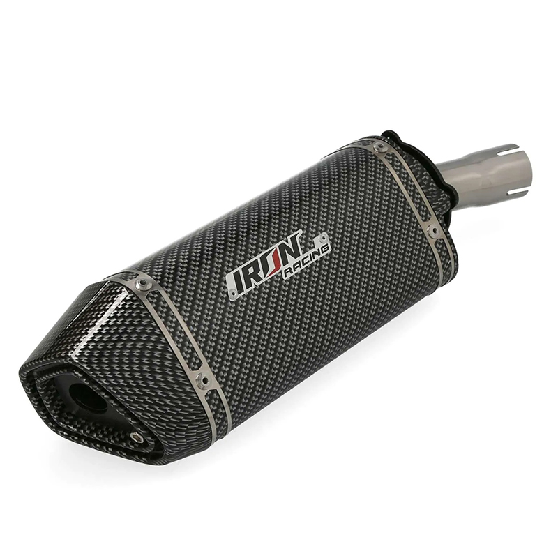 Escape Universal Moto Iron Racing Ir9010 Fibra Carbono Rs Ns