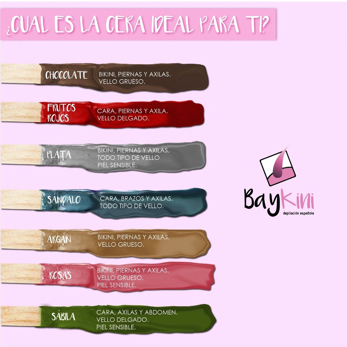 Cera Española Baykini Cotton Candy Para Piel Sensible 500G