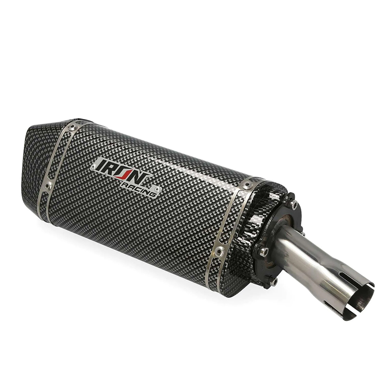 Escape Universal Moto Iron Racing Ir9010 Fibra Carbono Rs Ns