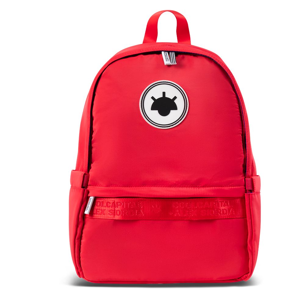 Mochila Para Laptop + Crossbody Cool Capital Alex Siordia 15 Pulgadas-Rojo