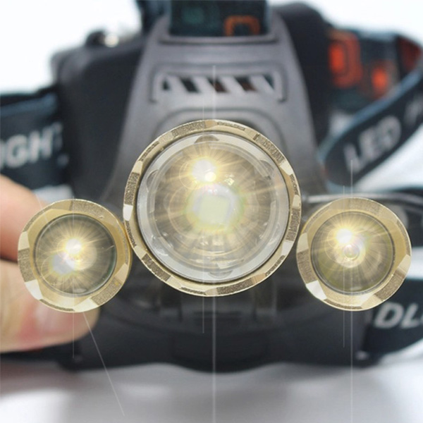 Zen Zen Lampara Minera Recargable Led 9000 Lúmenes Contra Agua 4 Modos De Luz 2 Baterías 18650 Mah Cargador Carro, Casa Y Usb 