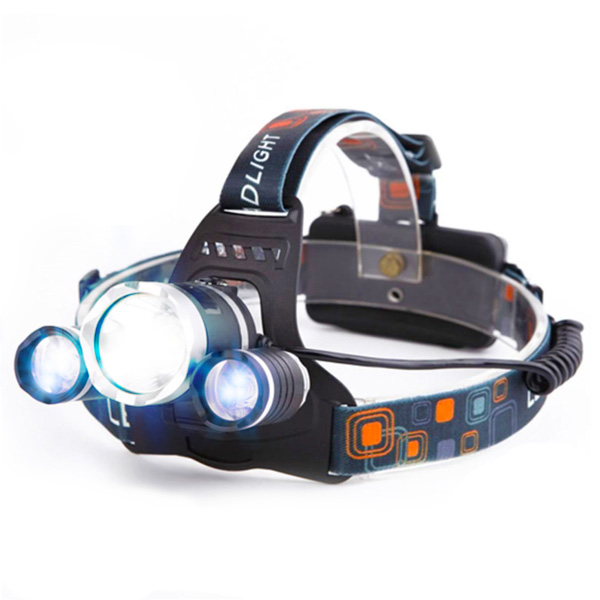 Zen Zen Lampara Minera Recargable Led 9000 Lúmenes Contra Agua 4 Modos De Luz 2 Baterías 18650 Mah Cargador Carro, Casa Y Usb 