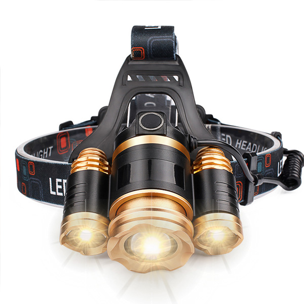 Zen Zen Lampara Minera Recargable Led 9000 Lúmenes Contra Agua 4 Modos De Luz 2 Baterías 18650 Mah Cargador Carro, Casa Y Usb 