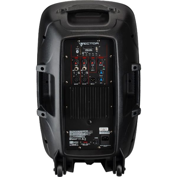 Bafle amplificado HH VRE-12AG2 800W 12pulgadas BT USB AUX