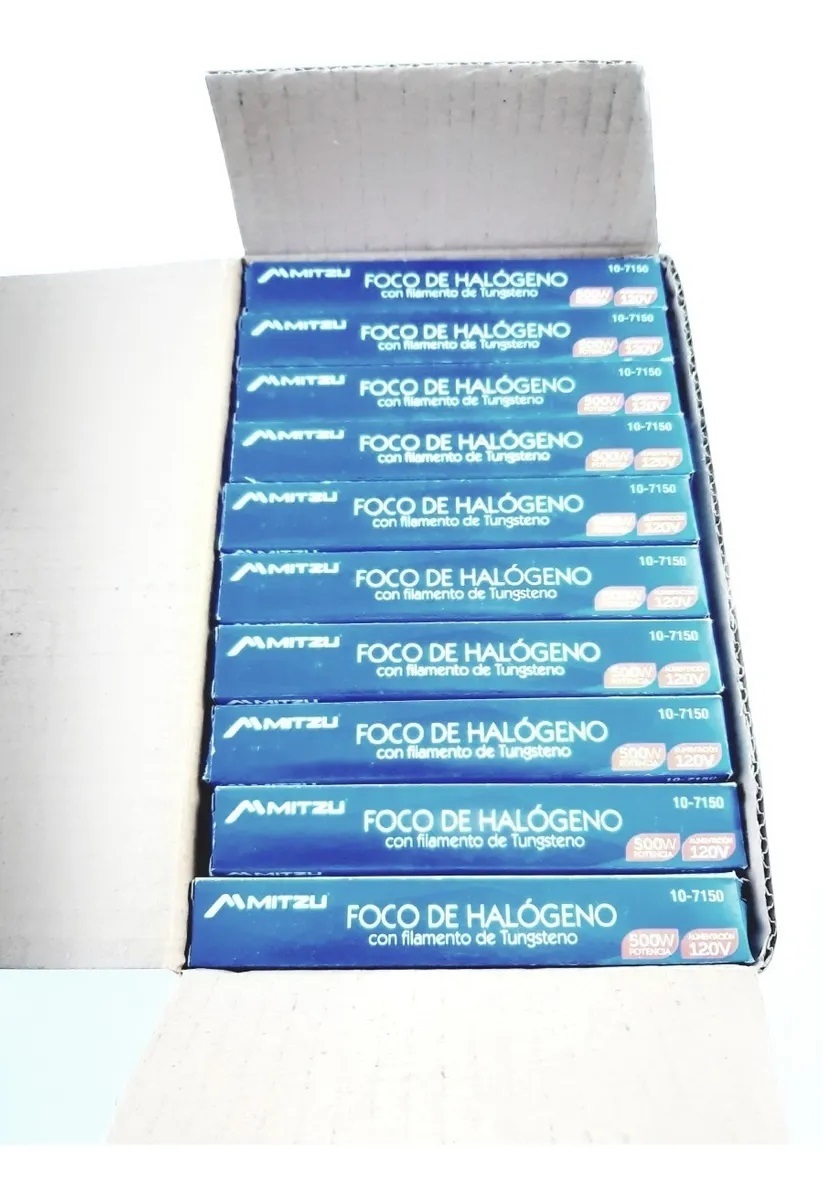 Foco De Halogeno De 500w Para Reflector De Cuarzo 10-7150