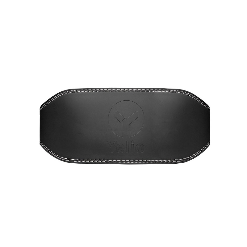 Cinturon Gym Faja Lumbar De Cuero Para Levantar Peso. Negro. Talla S