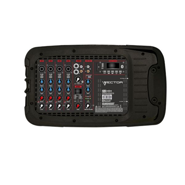 Sistema de audio PA HH VRC-210 10 pulgadas 500W 4 Ch BT USB EQ