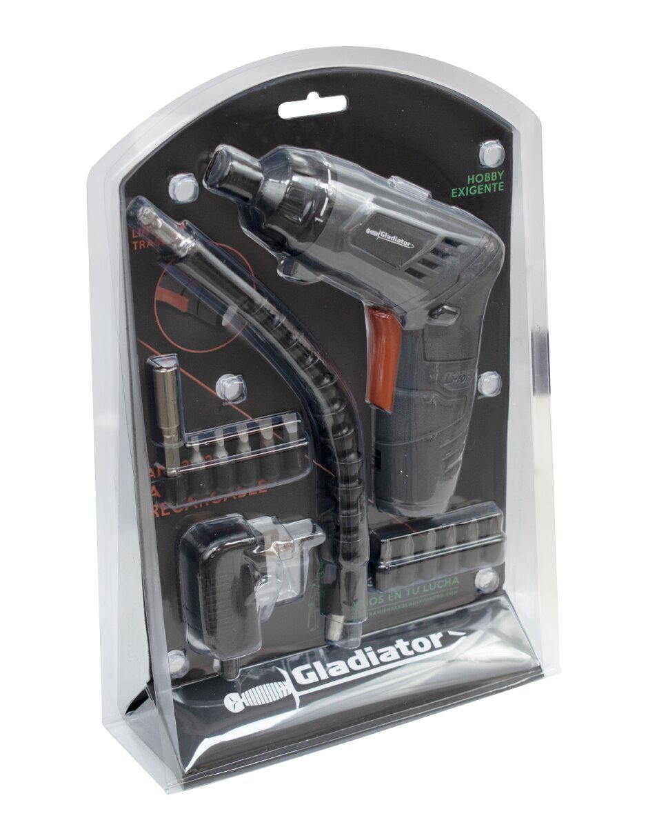 Atornillador Eléctrico Inalámbrico 3.6v 5 N/m Gladiator AD 636/3